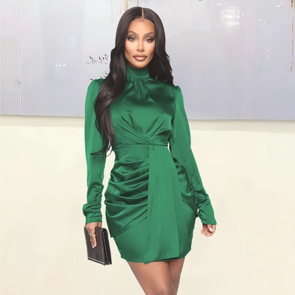 Green Mini Dress